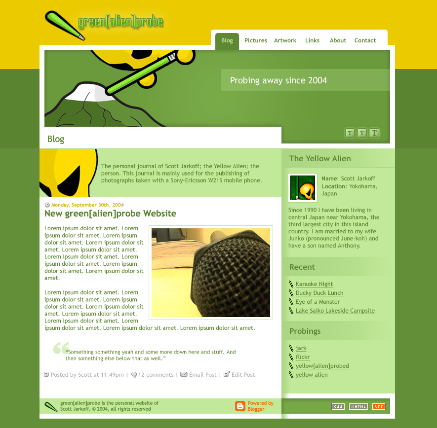 greenprobe Website Design