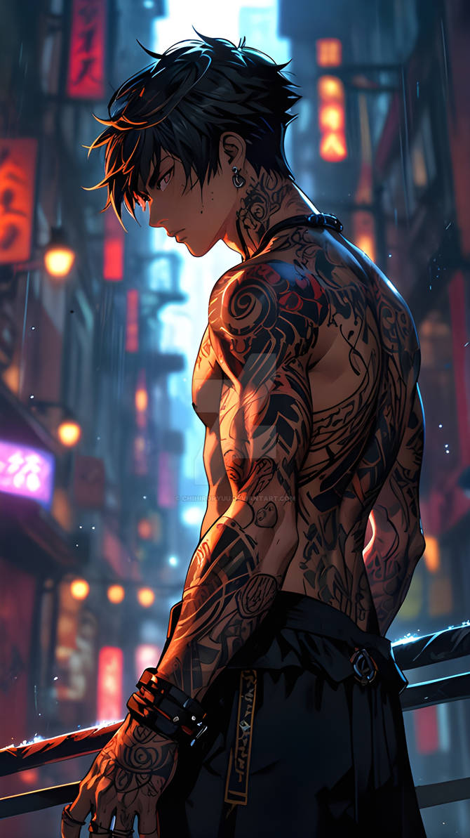 Muscle Destroyer Muscular Tattooed Fighter: Ready to Battle by Chihiroryuu on DeviantArt
