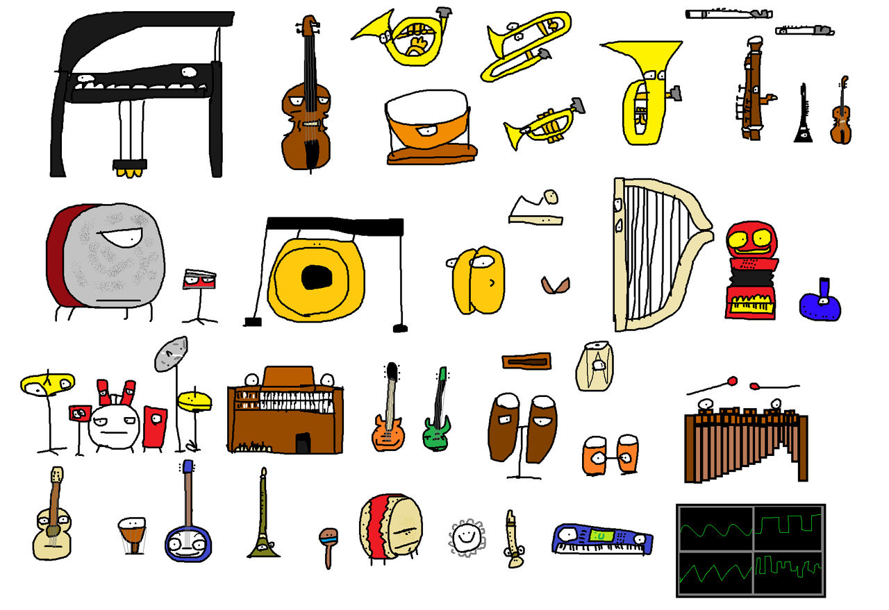 Random Instruments Design Random Instruments by Marionesse85 on DeviantArt