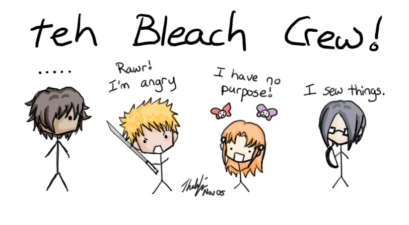 i draw sexy bleach characters.