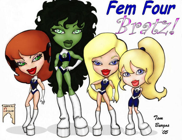 Fem Four as BRATZ by THE-Darcsyde on DeviantArt