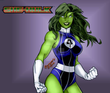 She-Hulk Box Art Colored