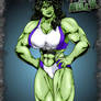 She-Hulk (from Fuerza) by Jean Sinclair