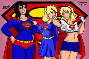 Superwoman and the Supergirls by Shabazik