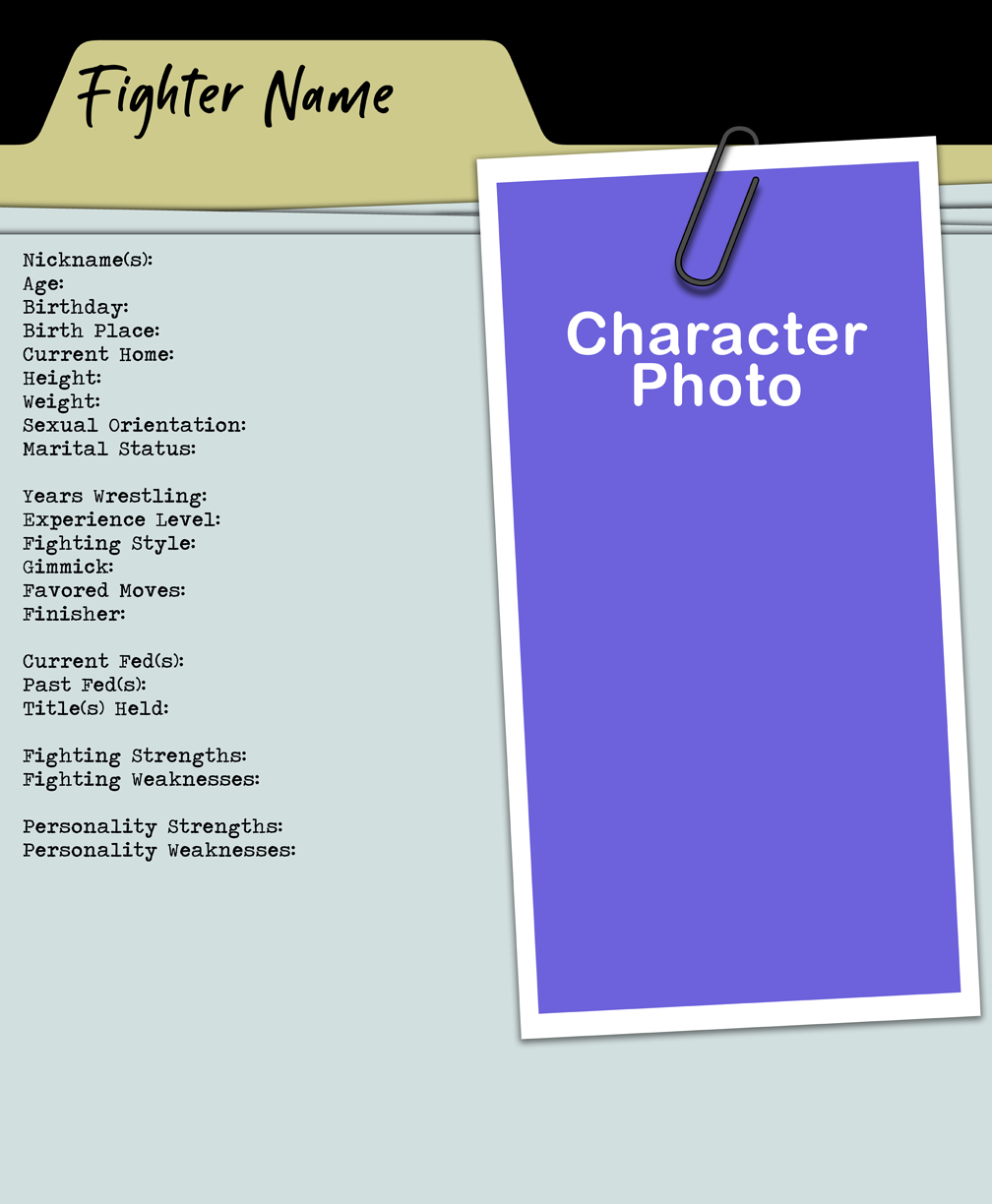 Blank Roster Page by oldandjinxed on DeviantArt