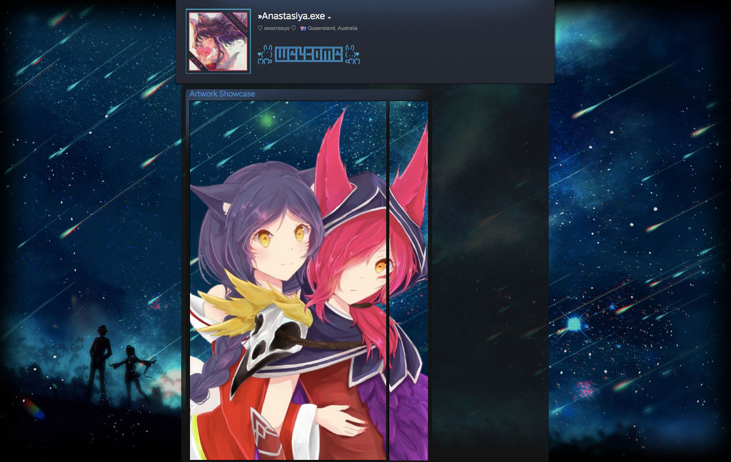 pics Ahri Steam Artwork steam artwork design ahri and xayah