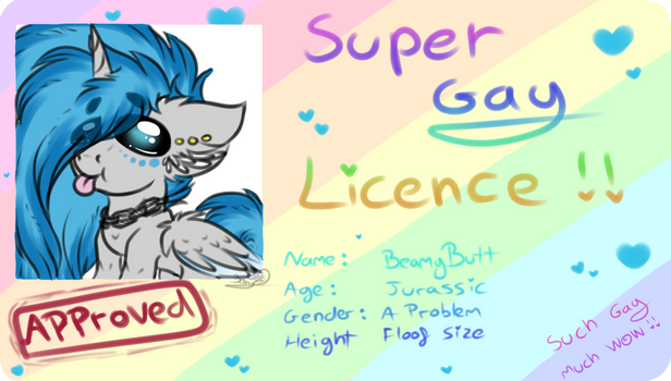 Beamy Super Gay license