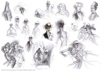 Phantom of the Opera Sketches