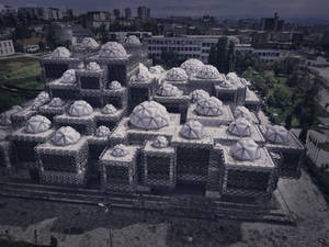 The national library in Pristina (Kosovo)