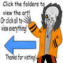 Click Across to view Folders!-Sign-Blaze!Sans