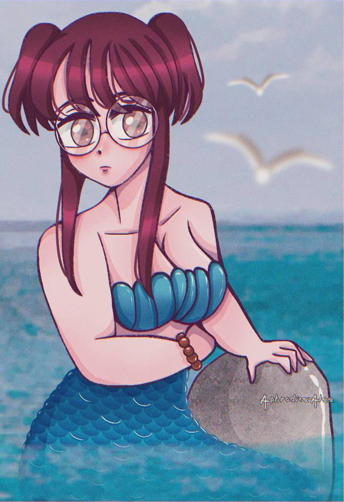 Merridan Female Mermaid Meyrin redraw by Aphrodite-Alee on DeviantArt