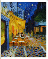 Cafe Terrace at Night Oil Painting by Vincent Van