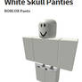 White Skull Panties