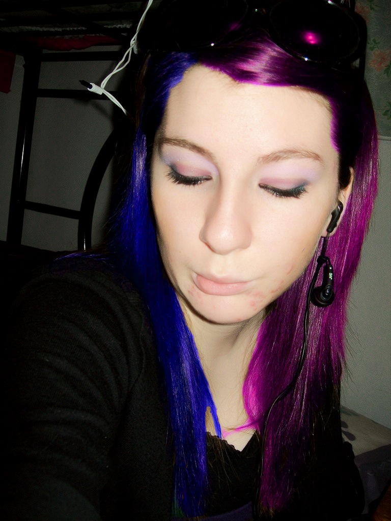 Half Blue Half Purple Hairedit By Shannonnini On Deviantart Half Blue Half Purple Hairedit By Shannonnini On Deviantart