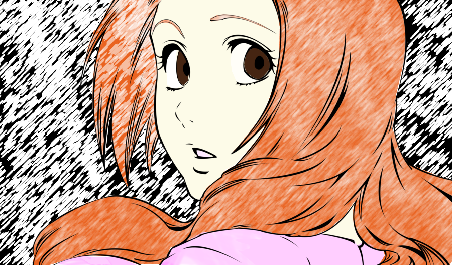 Orihime Line Art Coloured