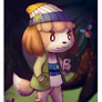 Digby in his casual clothes ANIMAL CROSSING