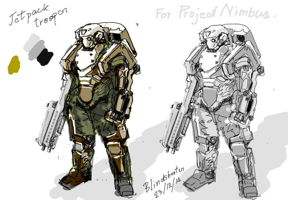Jetpack Trooper by SpadeOfAce on DeviantArt
