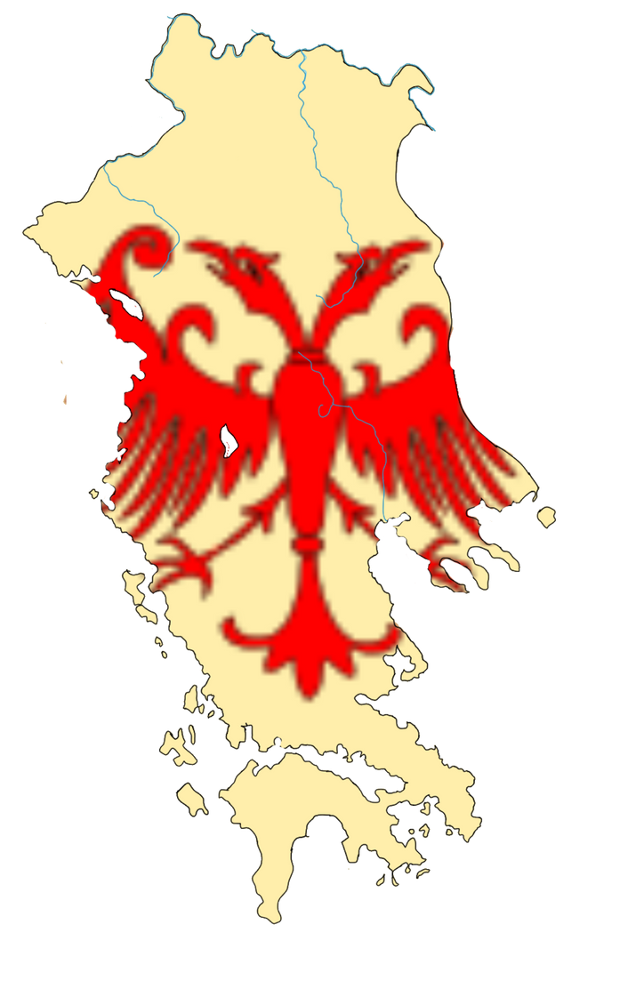 Flag Map of the Serbian Empire 1355 by pact123456 on DeviantArt