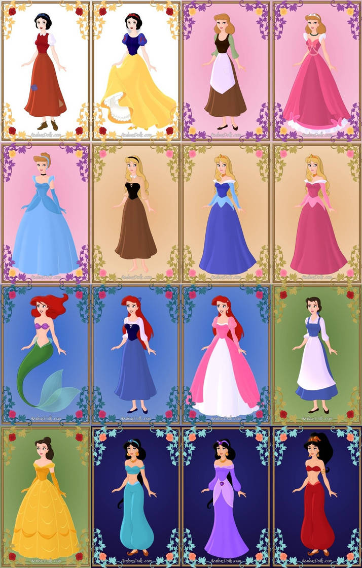 Disney Princesses by AlexiosR on DeviantArt