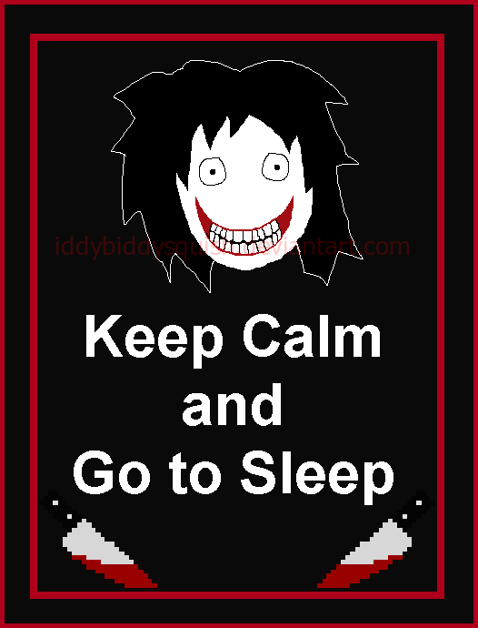 Old Drawings: Keep Calm and Go to Sleep