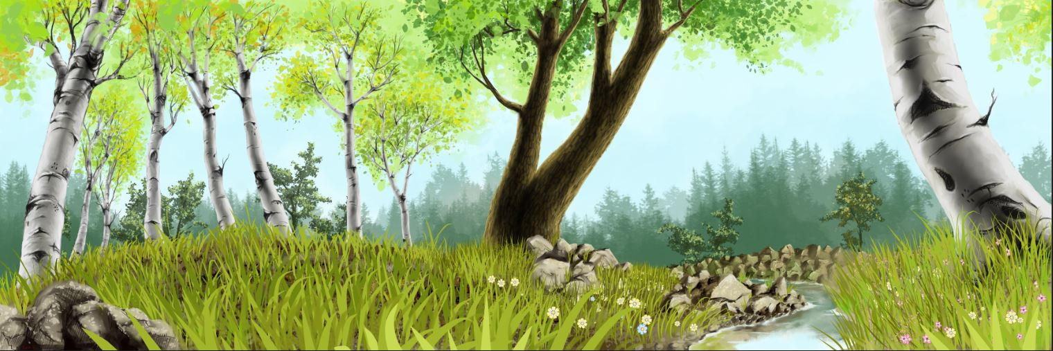 woodland scene background for kids name banner by cpl-edge on DeviantArt