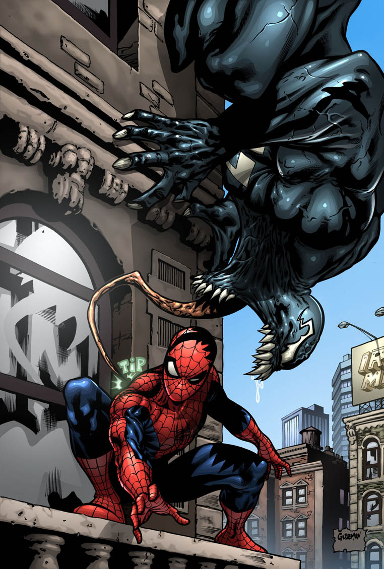 Spider-man Venom color Marvel