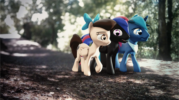 enssemble en foret [SFM PONY IRL]