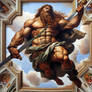 Michelangelo's Jehovah the Barbarian