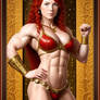 Red-haired Female Bodybuilder -3