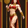 Red-haired Female Bodybuilder -9