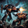 Warhammer 40K Dark Angel VS Chaos Marines