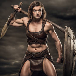 Barbarian Maisie Williams 016