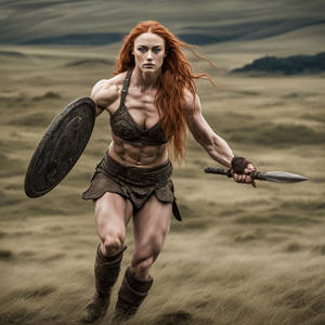 Sophie Turner, Highland Barbarian 002