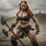 Sophie Turner, Highland Barbarian 032 (Ax fail)