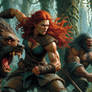 Barbarian Sophie VS Beastmen 014