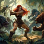 Barbarian Sophie VS Beastmen 028