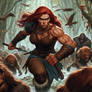 Barbarian Sophie VS Beastmen 031