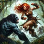 Barbarian Sophie VS Beastmen 048