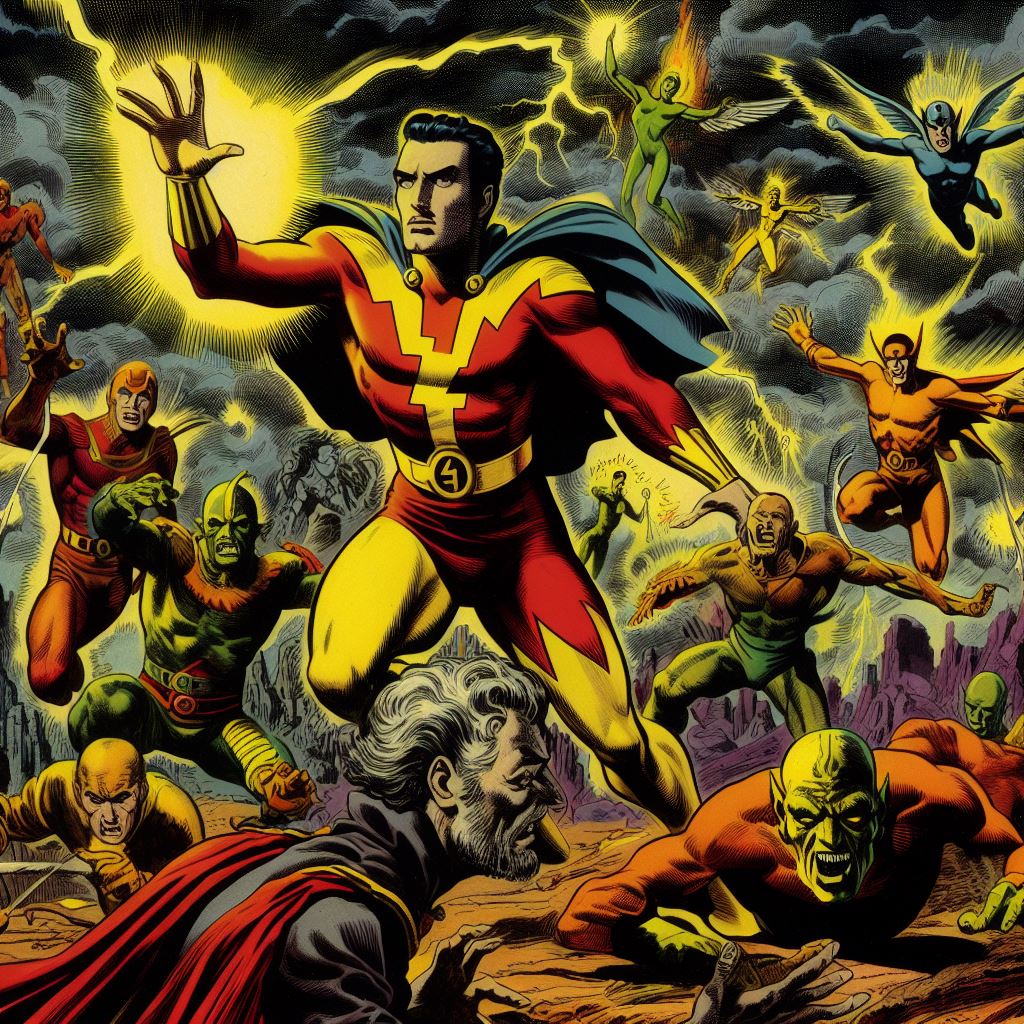 Retro 1950s Superhero Apocalypse 039