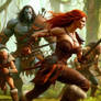Barbarian Sophie VS Orcs 023