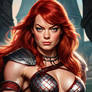 Emma Stone as Red Sonja 031
