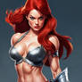 Emma Stone as Red Sonja 034
