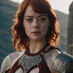 Emma Stone as Red Sonja 0107