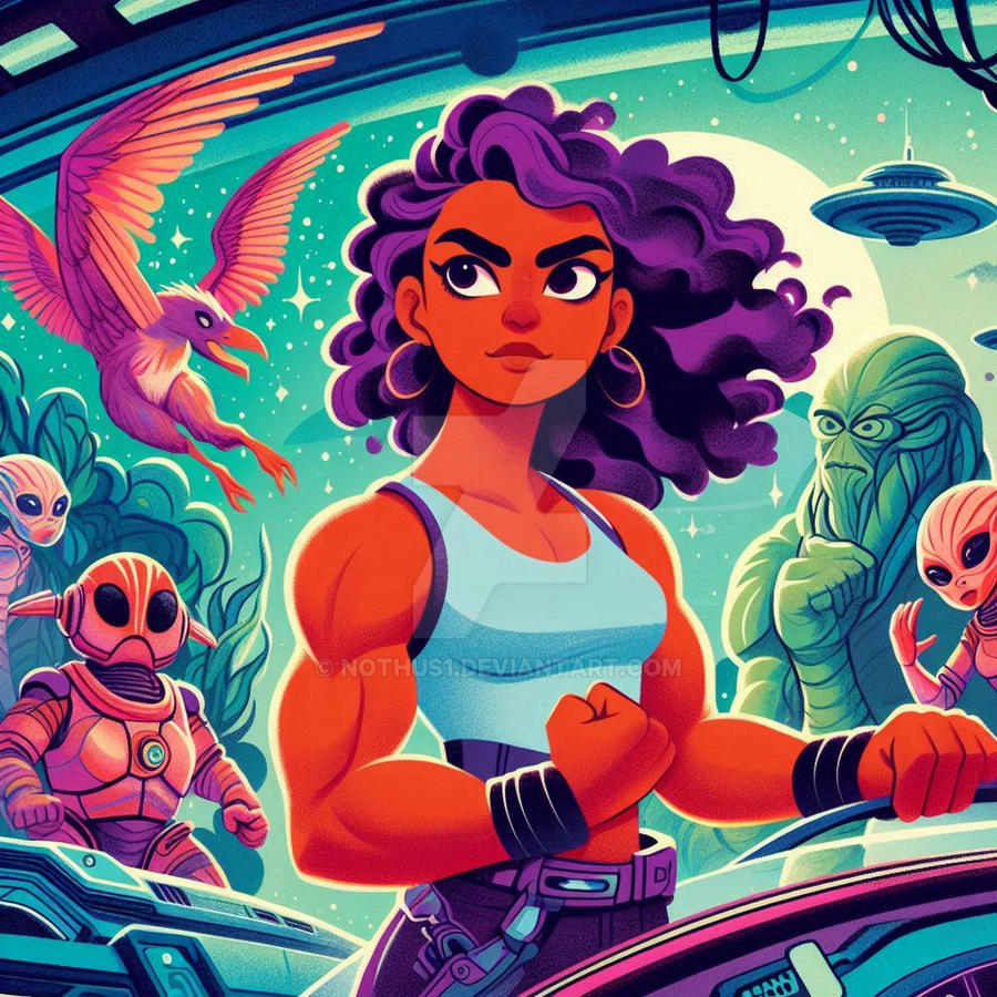 Amazon Deviantart Space Amazons 123 by nothus1 on DeviantArt