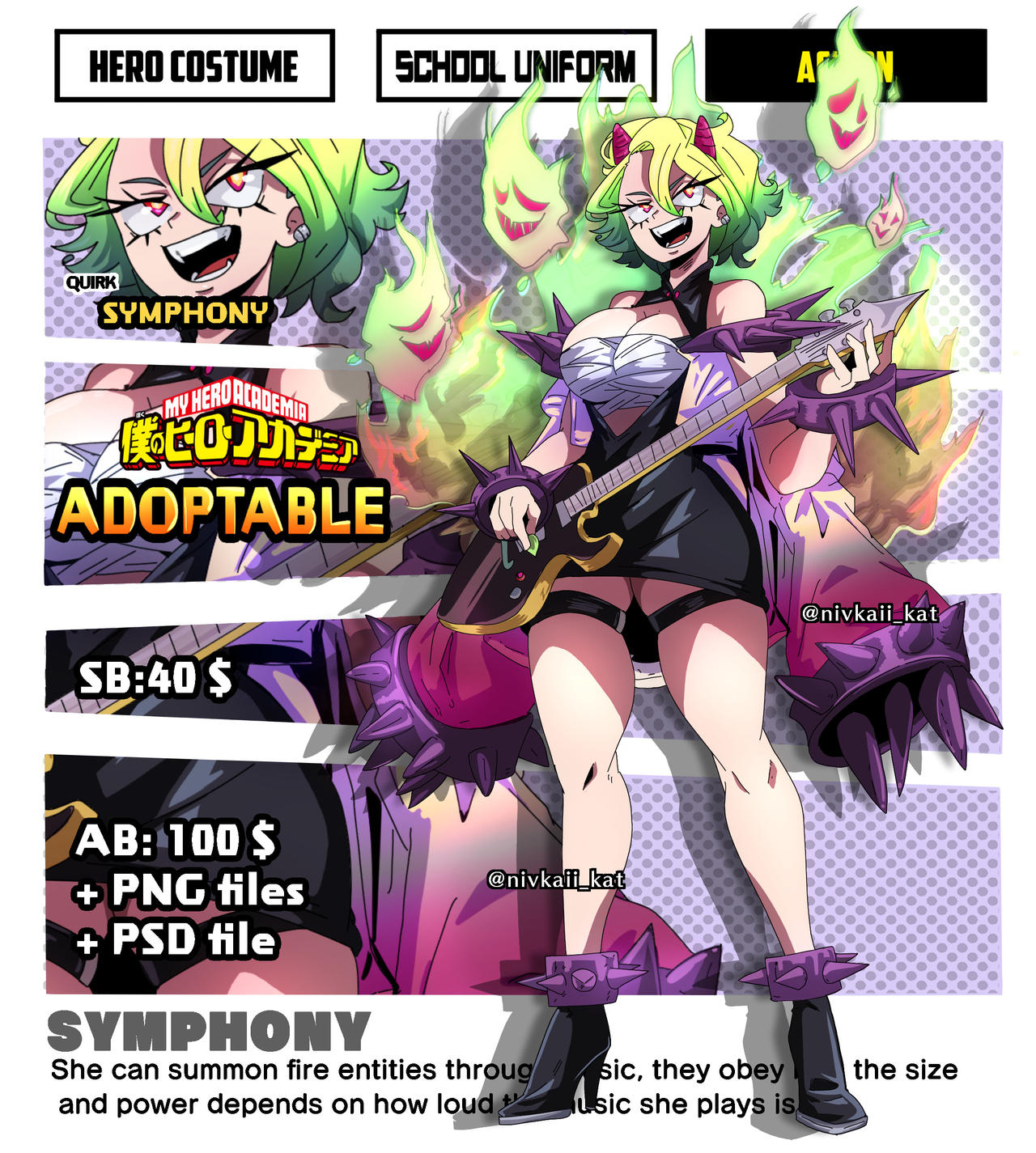 Mha Oc File CLOSED Adoptable Mha OC hero Girl by Danivkaii on DeviantArt