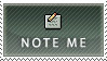 Note me stamp
