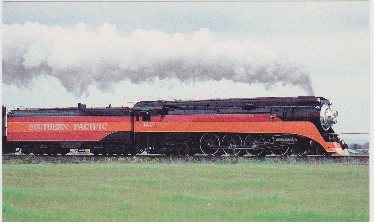 Sp449 Southern Pacific 4449 on a test run by TMRproductions2016 on DeviantArt