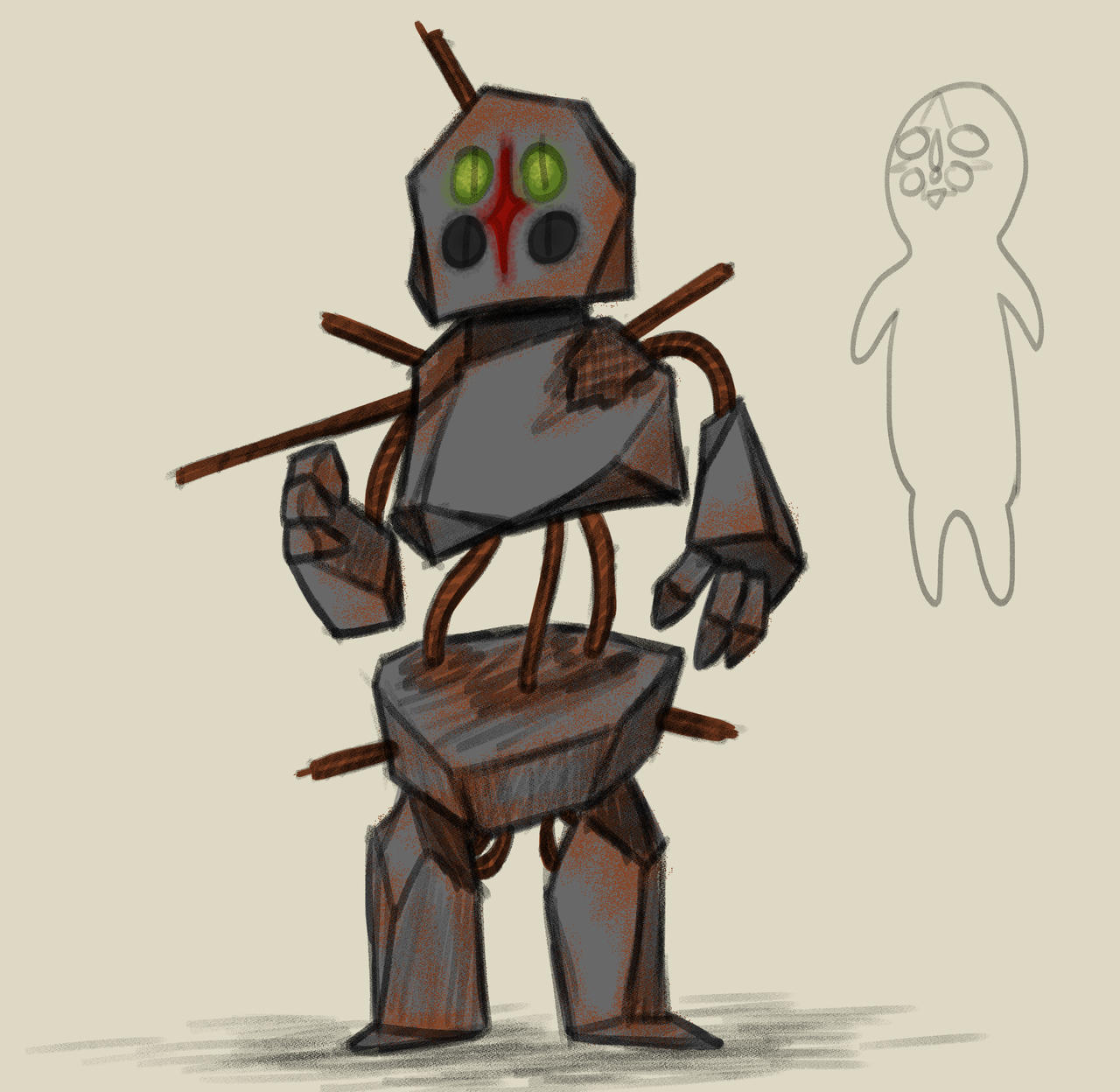 Scp 173 Redesign by AmberPhoenix42 on DeviantArt