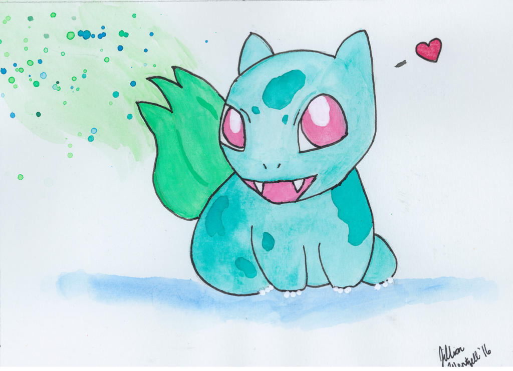 Little Bulbasaur Little Bulbasaur Watercolor Painting by JillianLovesDragons on DeviantArt