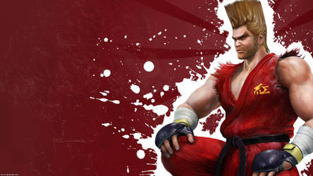 Tekken 6 wall Paul -red